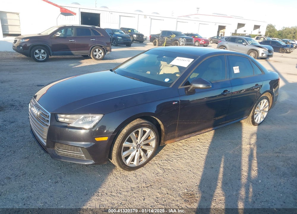 2018 AUDI A4 2.0T TECH ULTRA PREMIUM/2.0T ULTRA PREMIUM VIN: WAUKMAF43JA075667