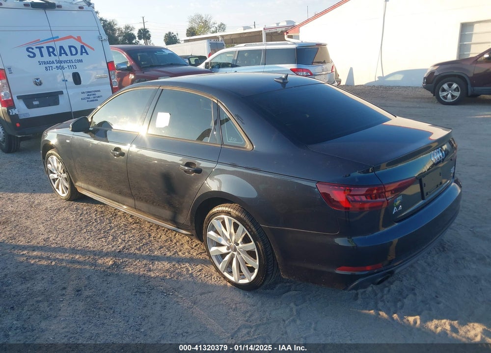 2018 AUDI A4 2.0T TECH ULTRA PREMIUM/2.0T ULTRA PREMIUM VIN: WAUKMAF43JA075667