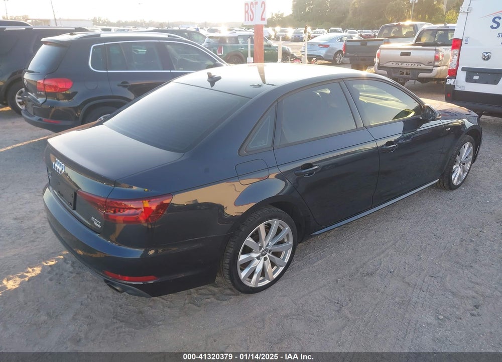2018 AUDI A4 2.0T TECH ULTRA PREMIUM/2.0T ULTRA PREMIUM VIN: WAUKMAF43JA075667