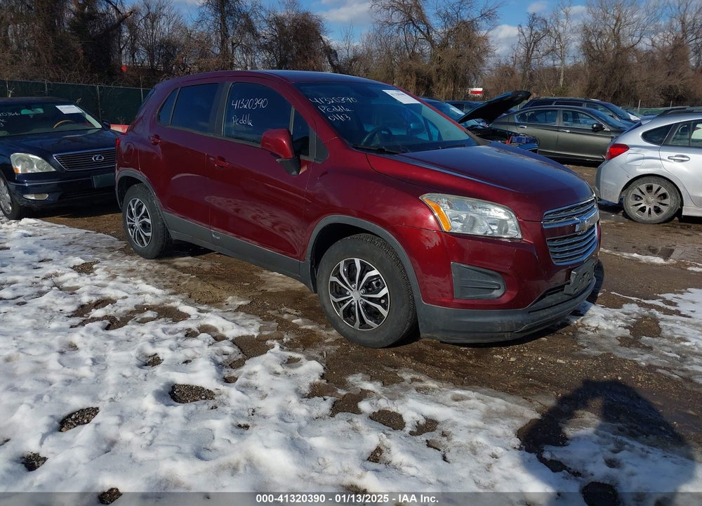 2016 CHEVROLET TRAX 1LS VIN: 3GNCJKSB2GL230583
