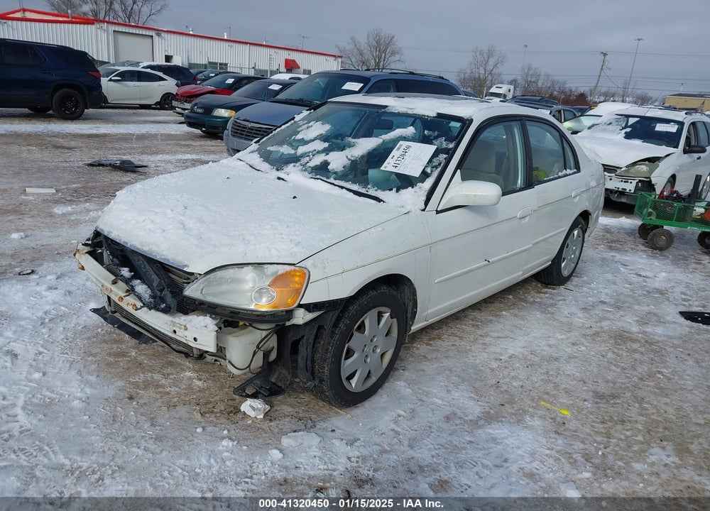 2002 HONDA CIVIC EX VIN: 1HGES26772L011497