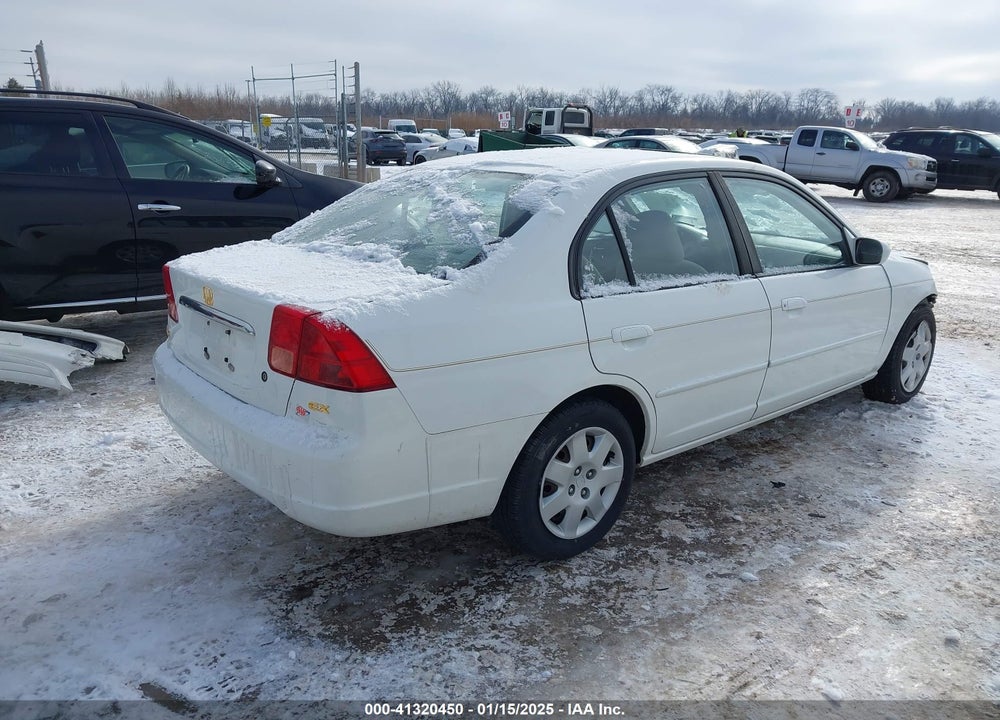 2002 HONDA CIVIC EX VIN: 1HGES26772L011497