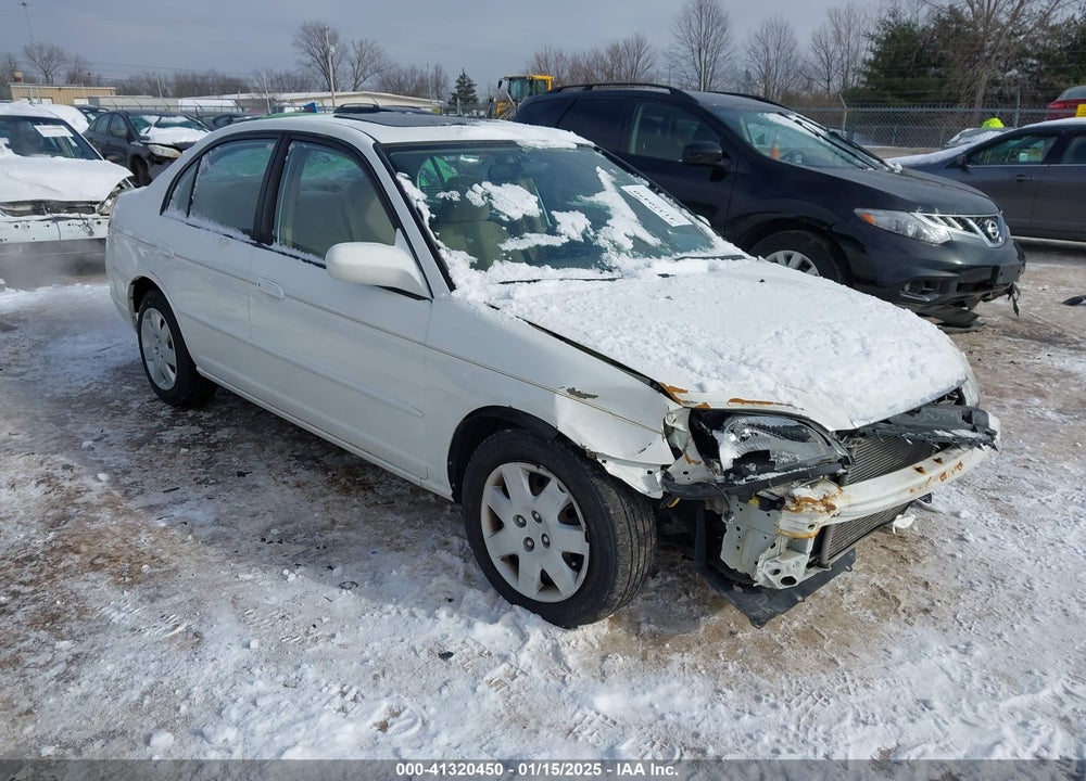 2002 HONDA CIVIC EX VIN: 1HGES26772L011497