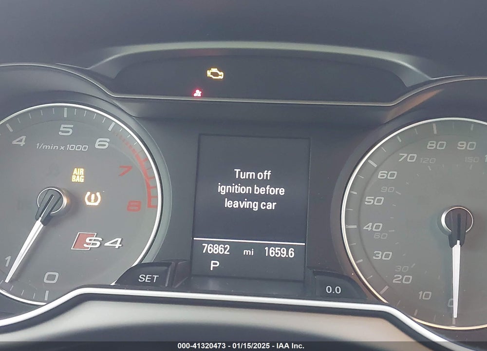 2014 AUDI S4 VIN: WAUKGAFL8EA063325