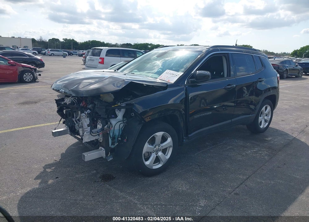 2019 JEEP COMPASS LATITUDE FWD VIN: 3C4NJCBB7KT699314