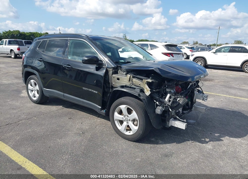 2019 JEEP COMPASS LATITUDE FWD VIN: 3C4NJCBB7KT699314