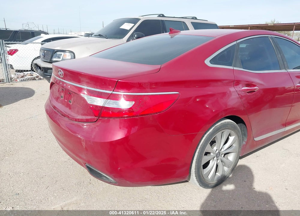 2013 HYUNDAI AZERA VIN: KMHFG4JG2DA299267