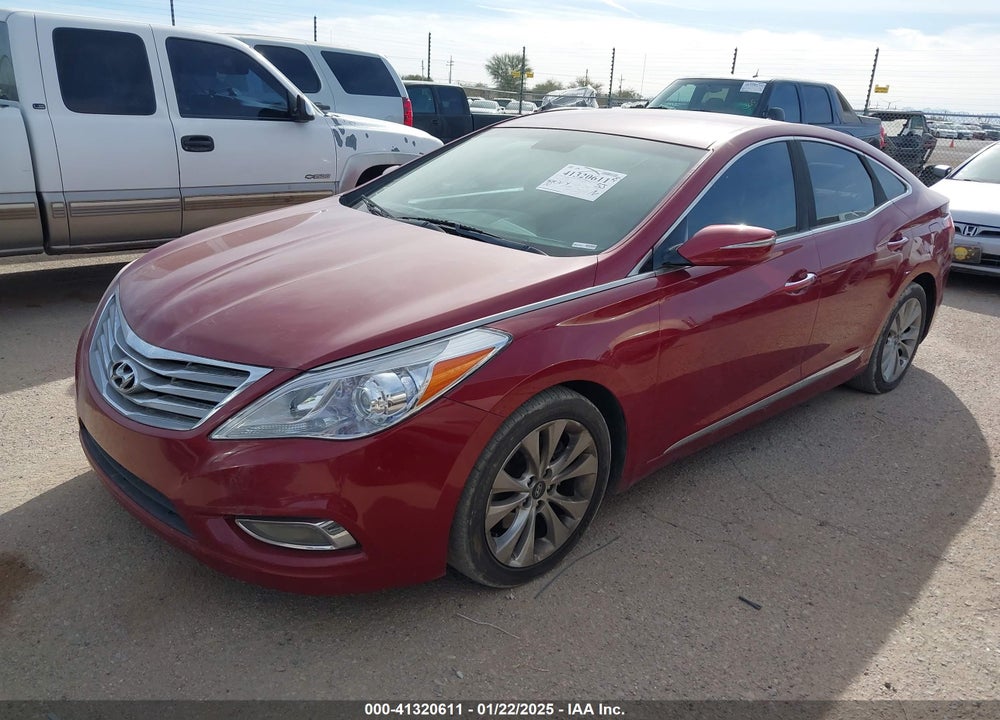 2013 HYUNDAI AZERA VIN: KMHFG4JG2DA299267