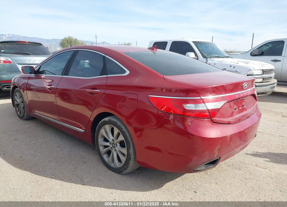 2013 HYUNDAI AZERA VIN: KMHFG4JG2DA299267