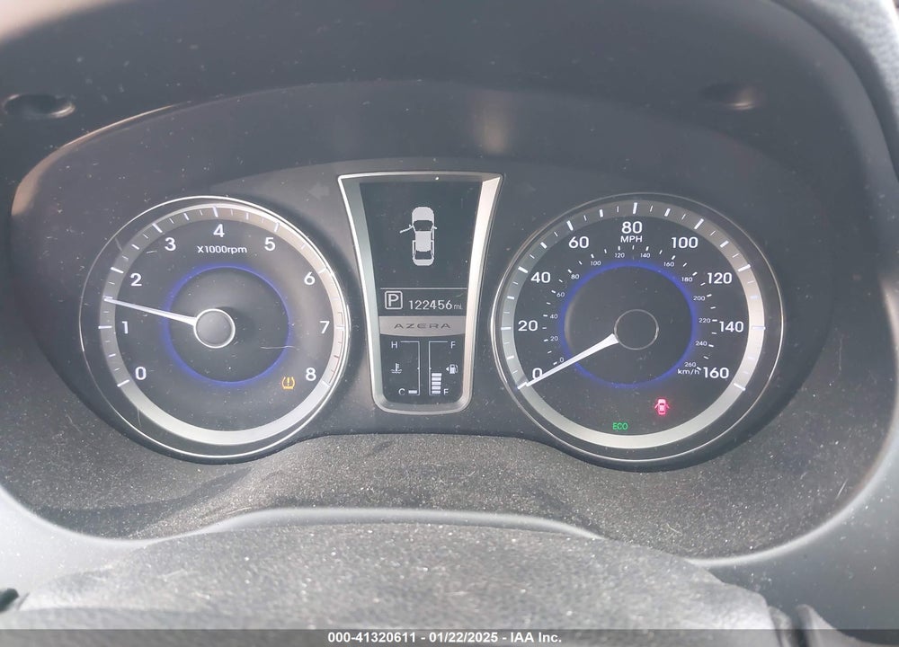 2013 HYUNDAI AZERA VIN: KMHFG4JG2DA299267