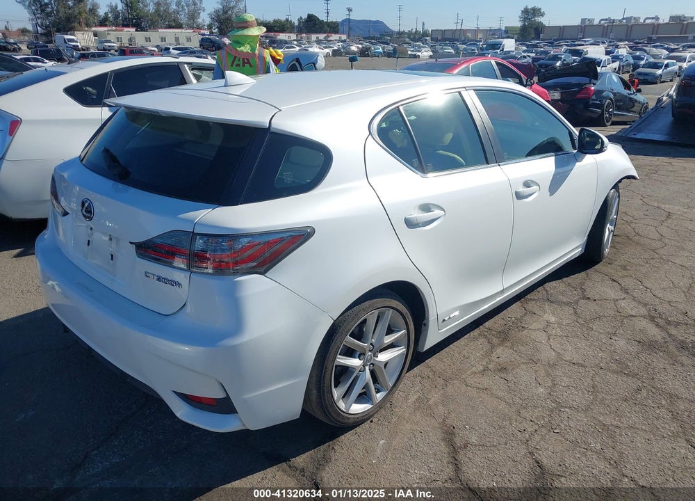 2014 LEXUS CT 200H VIN: JTHKD5BH4E2176816