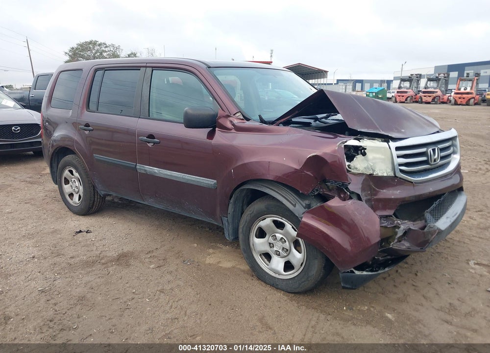 2015 HONDA PILOT LX VIN: 5FNYF3H29FB006351