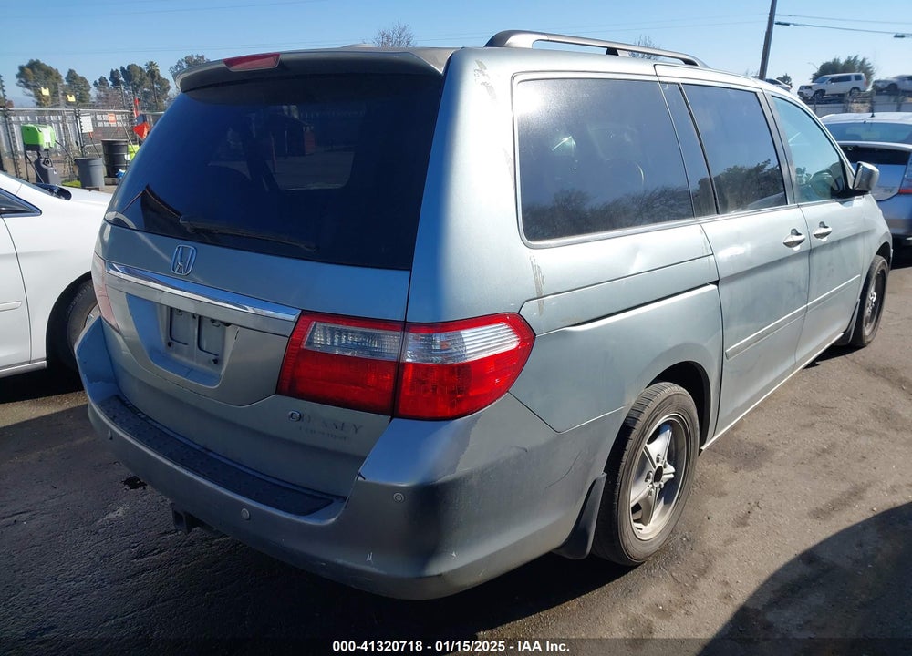 2005 HONDA ODYSSEY TOURING VIN: 5FNRL38895B105154