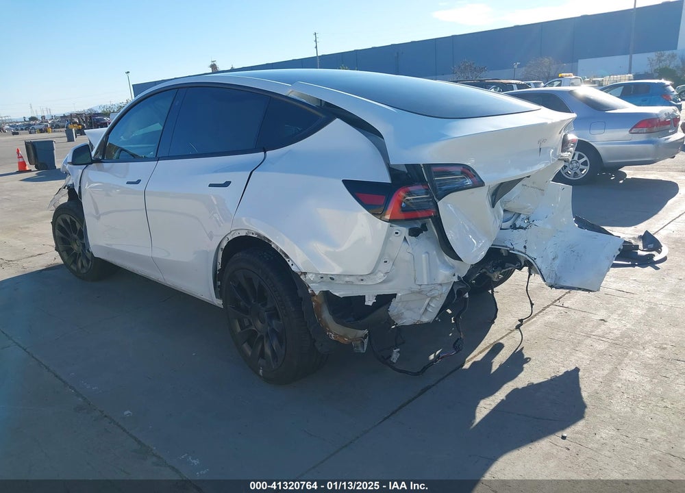 2020 TESLA MODEL Y LONG RANGE DUAL MOTOR ALL-WHEEL DRIVE VIN: 5YJYGDEE1LF058392