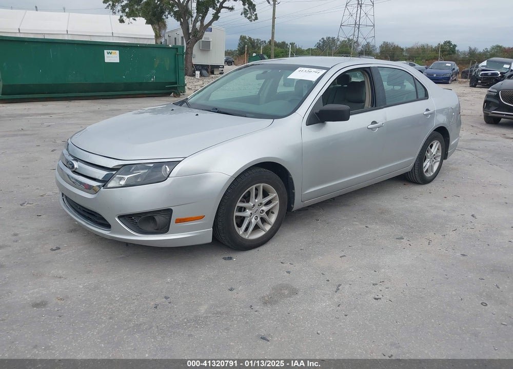 2012 FORD FUSION VIN: 3FAHP0GA5CR449911