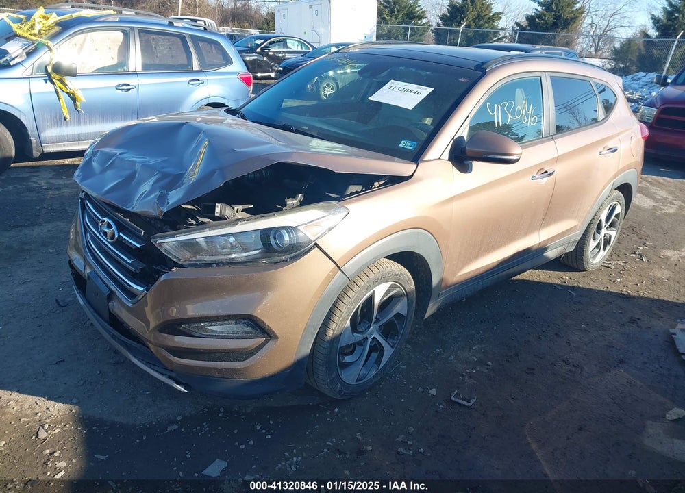 2016 HYUNDAI TUCSON LIMITED VIN: KM8J3CA2XGU097901