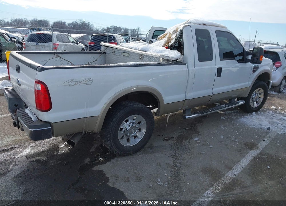 2008 FORD F-250 LARIAT VIN: 1FTSX21R18EC27449