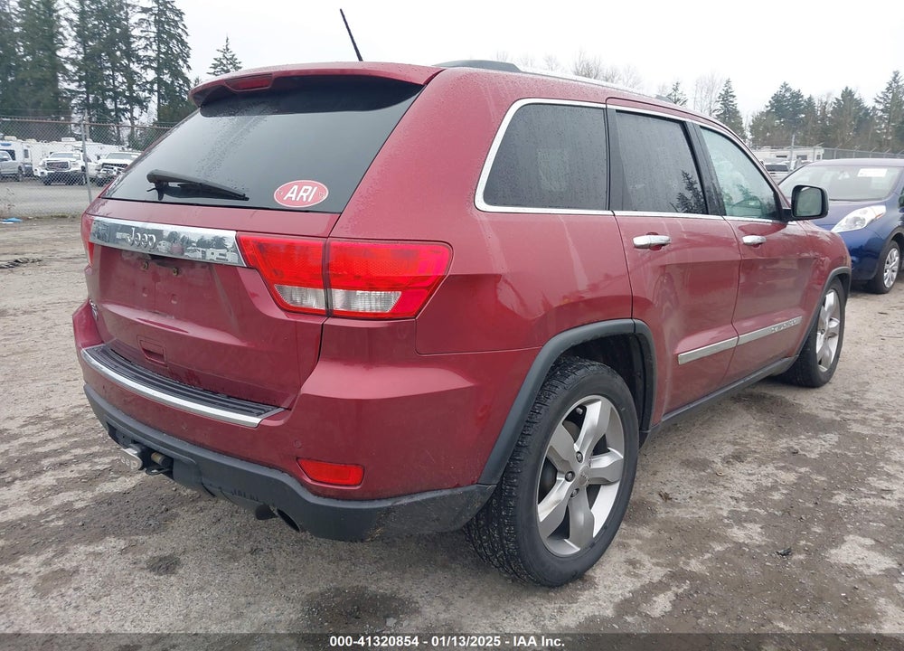 2012 JEEP GRAND CHEROKEE OVERLAND VIN: 1C4RJFCT9CC179946