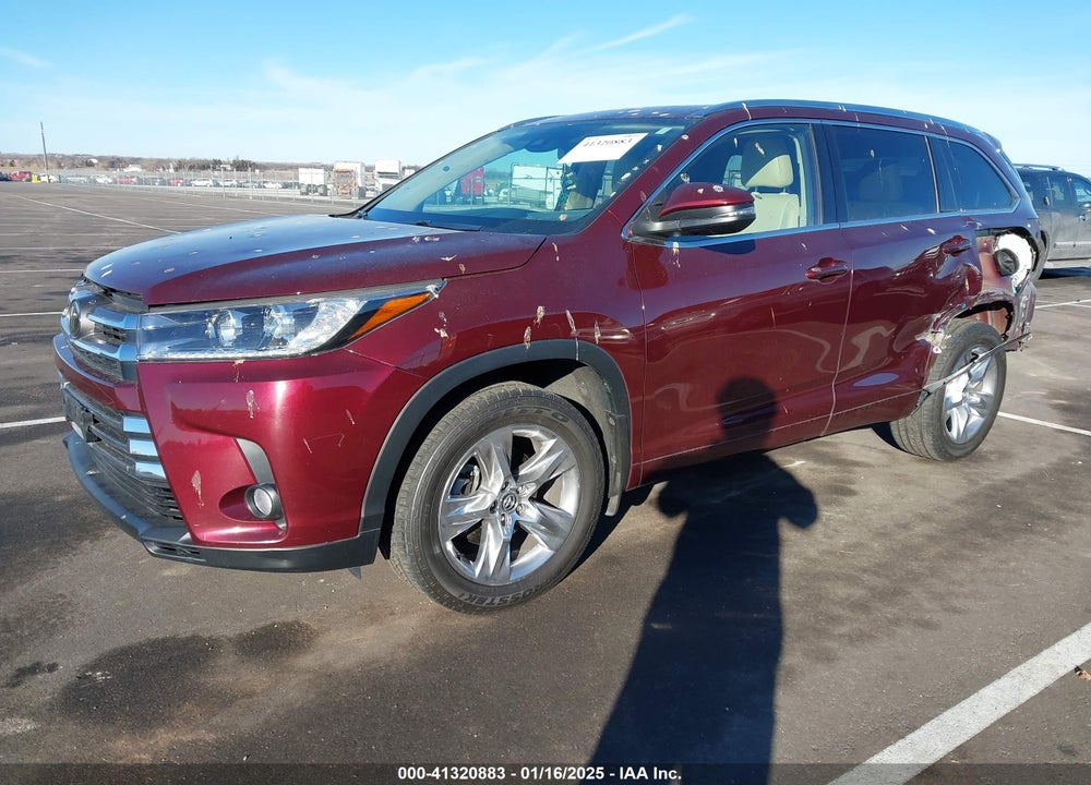 2018 TOYOTA HIGHLANDER LIMITED VIN: 5TDDZRFH2JS810513