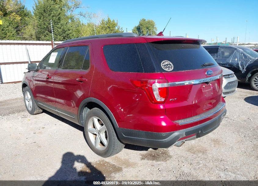 2018 FORD EXPLORER XLT VIN: 1FM5K7D8XJGB55331