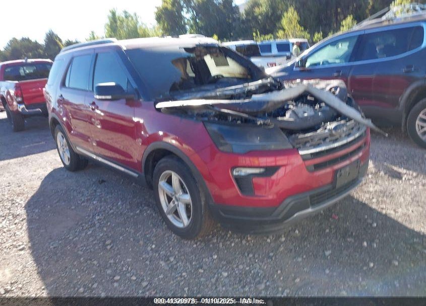 2018 FORD EXPLORER XLT VIN: 1FM5K7D8XJGB55331