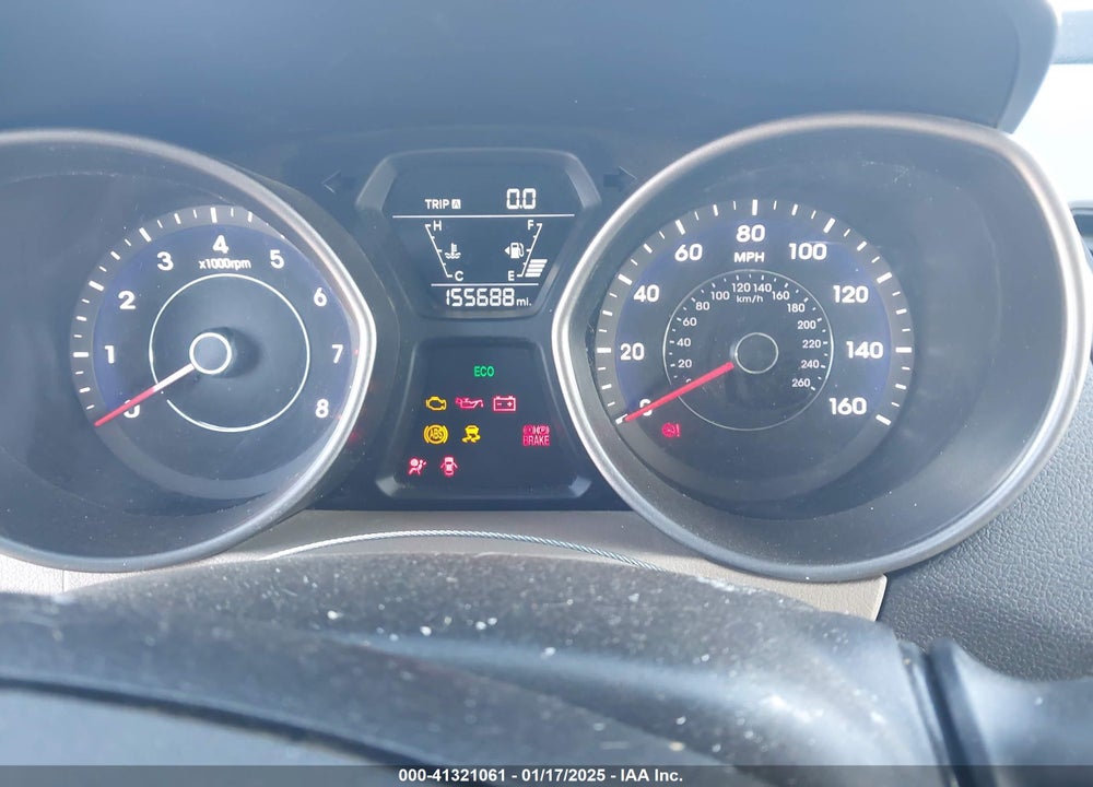 2016 HYUNDAI ELANTRA VIN: 5NPDH4AE1GH748135