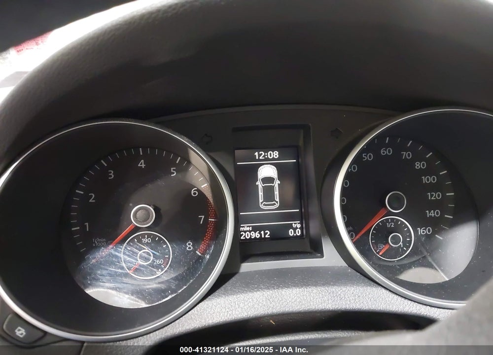 2012 VOLKSWAGEN GOLF VIN: WVWAB7AJ9CW247825