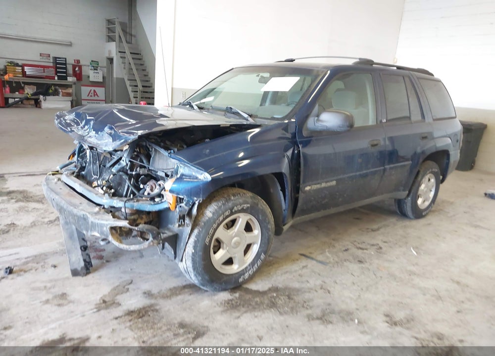 2002 CHEVROLET TRAILBLAZER LS VIN: 1GNDT13S622499848