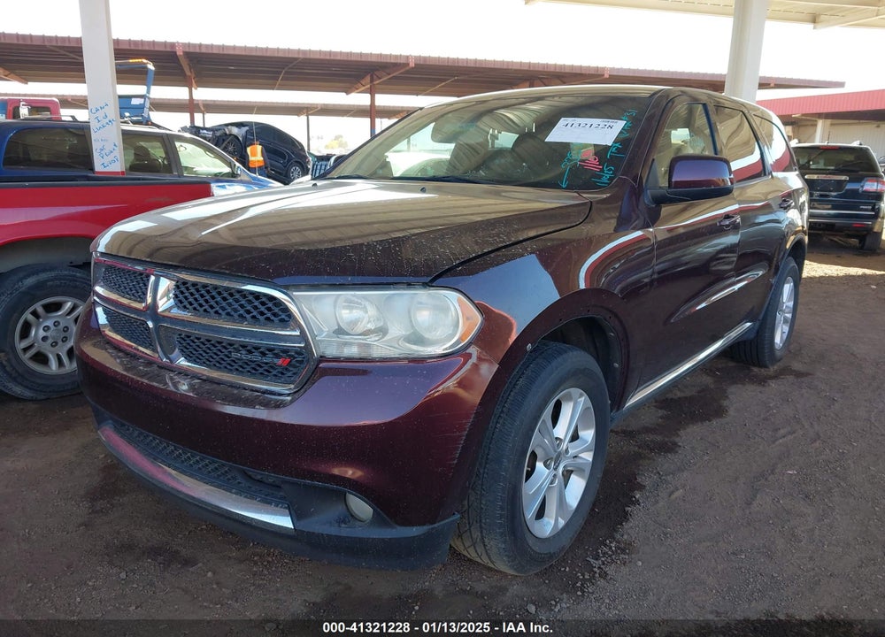 2012 DODGE DURANGO SXT VIN: 1C4RDHAG4CC335318