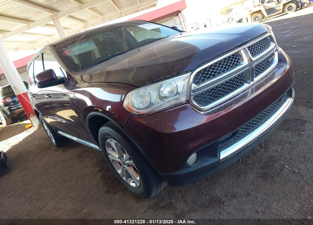 2012 DODGE DURANGO SXT VIN: 1C4RDHAG4CC335318