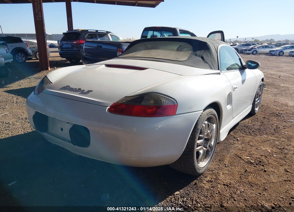 2002 PORSCHE BOXSTER S VIN: WP0CB29842U663188
