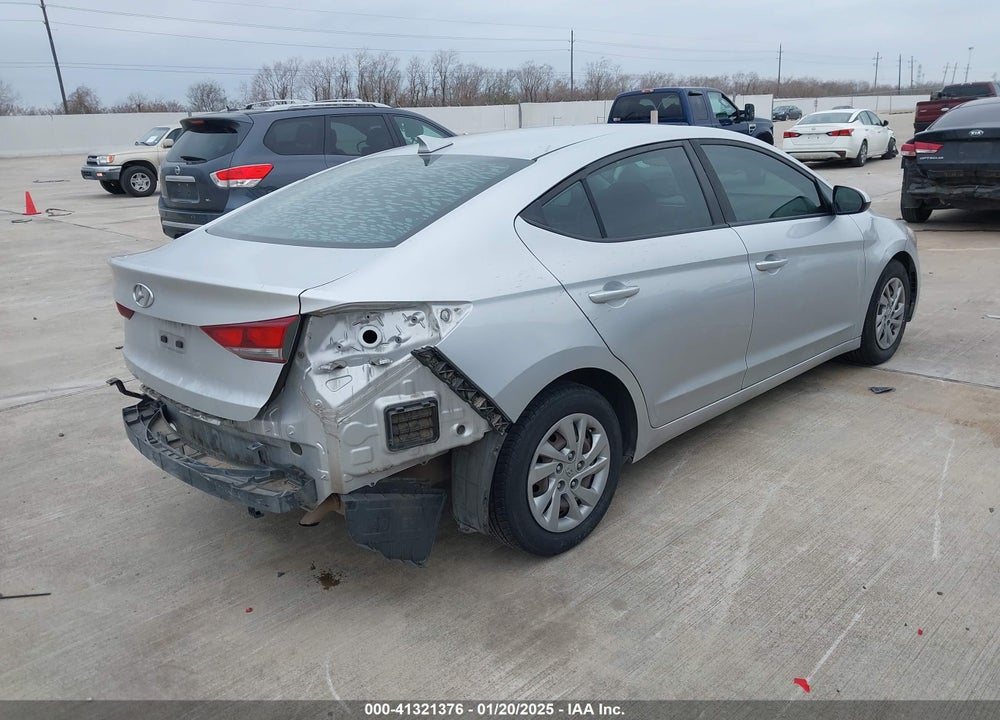 2017 HYUNDAI ELANTRA VIN: KMHD74LF9HU325816