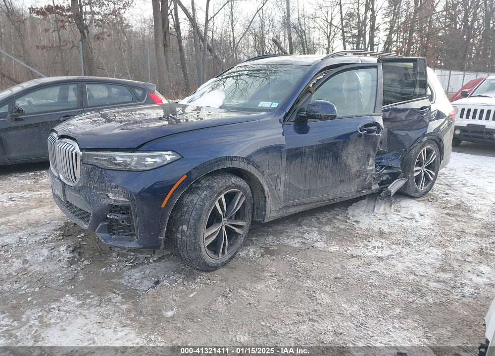 2022 BMW X7 XDRIVE40I VIN: 5UXCW2C00N9K63531