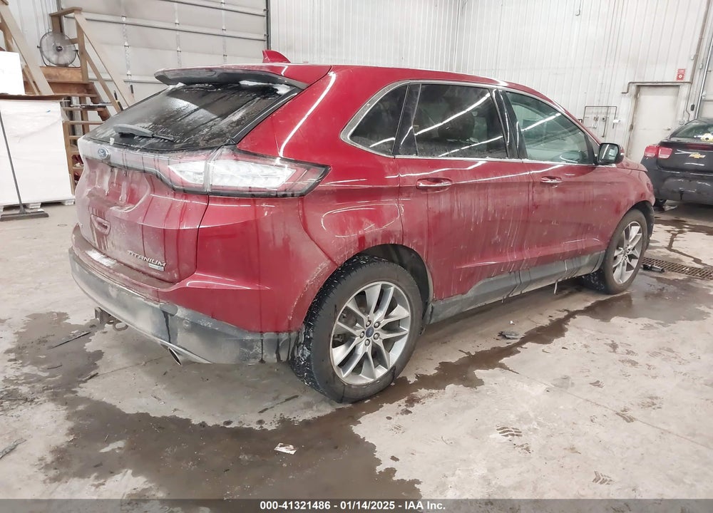 2015 FORD EDGE TITANIUM VIN: 2FMTK4K98FBB92233