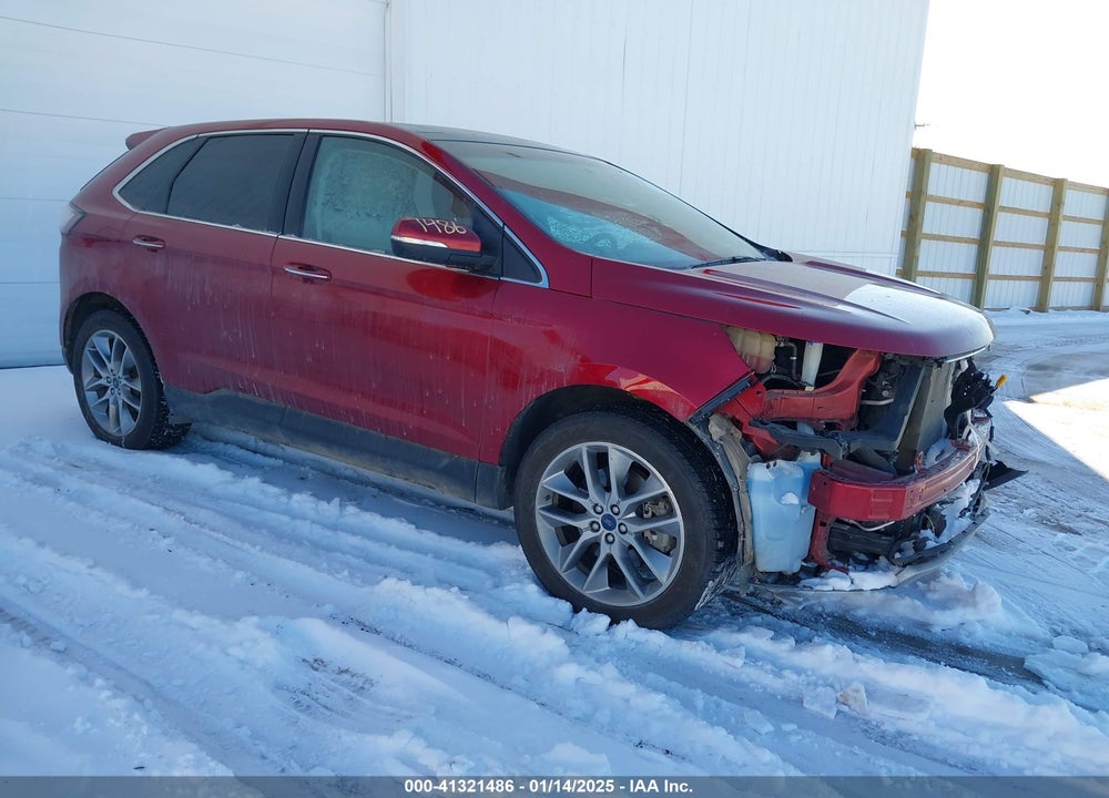 2015 FORD EDGE TITANIUM VIN: 2FMTK4K98FBB92233
