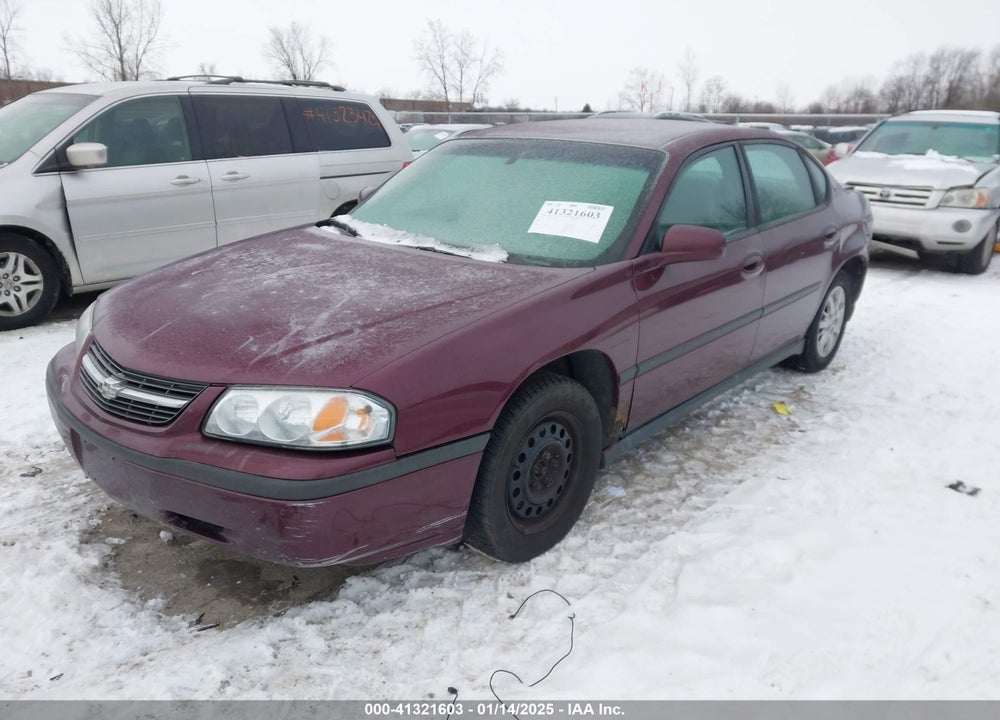 2003 CHEVROLET IMPALA VIN: 2G1WF52EX39129848
