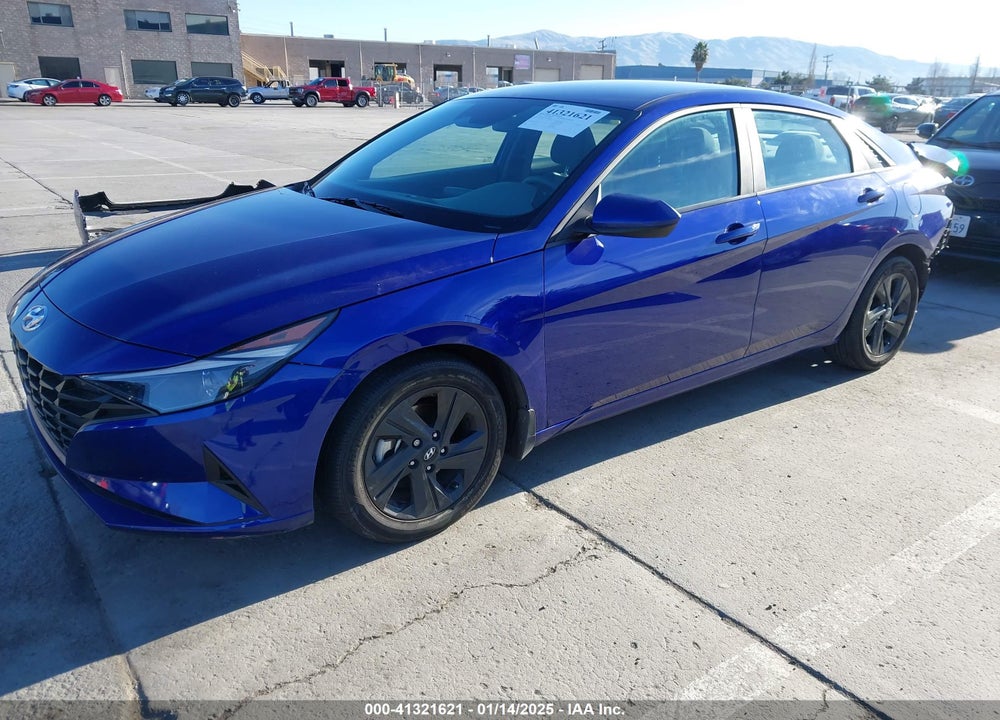 2023 HYUNDAI ELANTRA HYBRID BLUE VIN: KMHLM4AJ1PU059900
