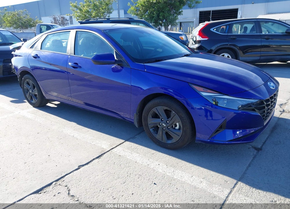 2023 HYUNDAI ELANTRA HYBRID BLUE VIN: KMHLM4AJ1PU059900