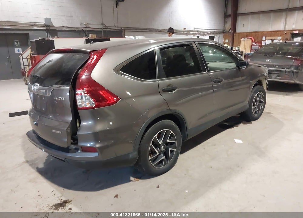 2016 HONDA CR-V SE VIN: 5J6RM4H46GL118406