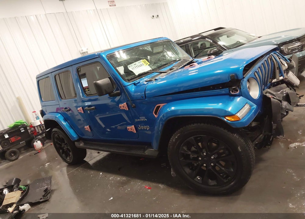 2021 JEEP WRANGLER 4XE UNLIMITED SAHARA 4X4 VIN: 1C4JJXP66MW749506