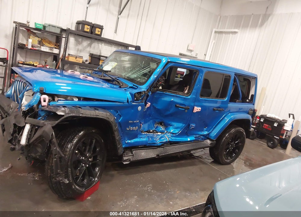 2021 JEEP WRANGLER 4XE UNLIMITED SAHARA 4X4 VIN: 1C4JJXP66MW749506
