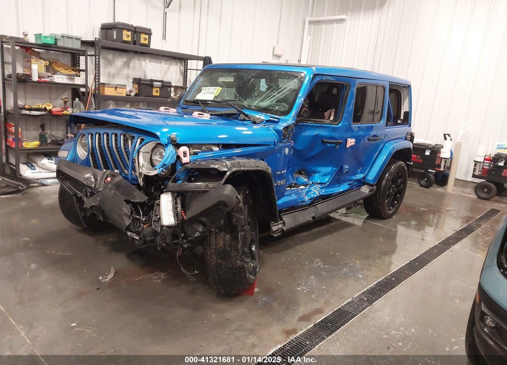 2021 JEEP WRANGLER 4XE UNLIMITED SAHARA 4X4 VIN: 1C4JJXP66MW749506