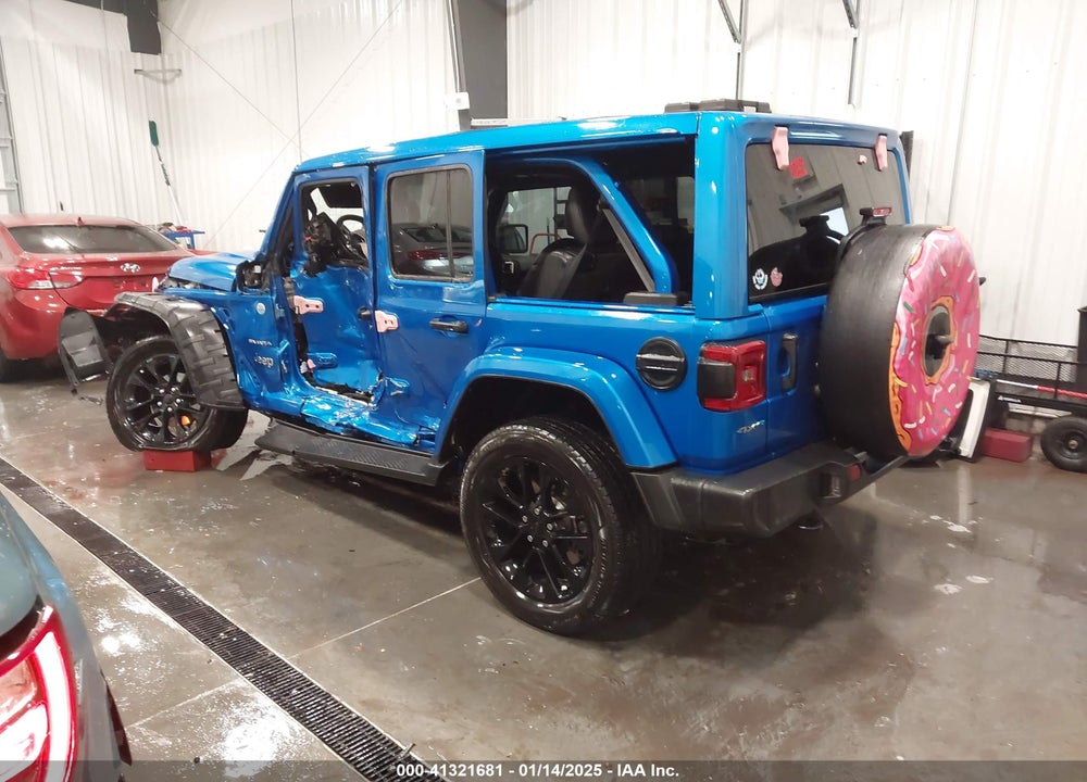 2021 JEEP WRANGLER 4XE UNLIMITED SAHARA 4X4 VIN: 1C4JJXP66MW749506