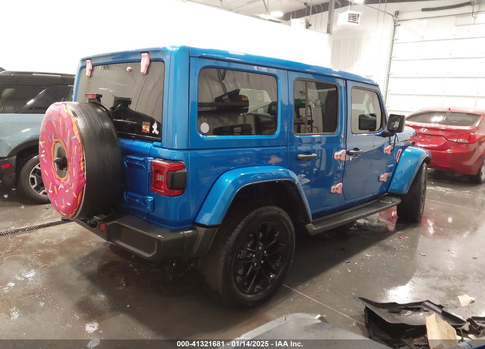 2021 JEEP WRANGLER 4XE UNLIMITED SAHARA 4X4 VIN: 1C4JJXP66MW749506