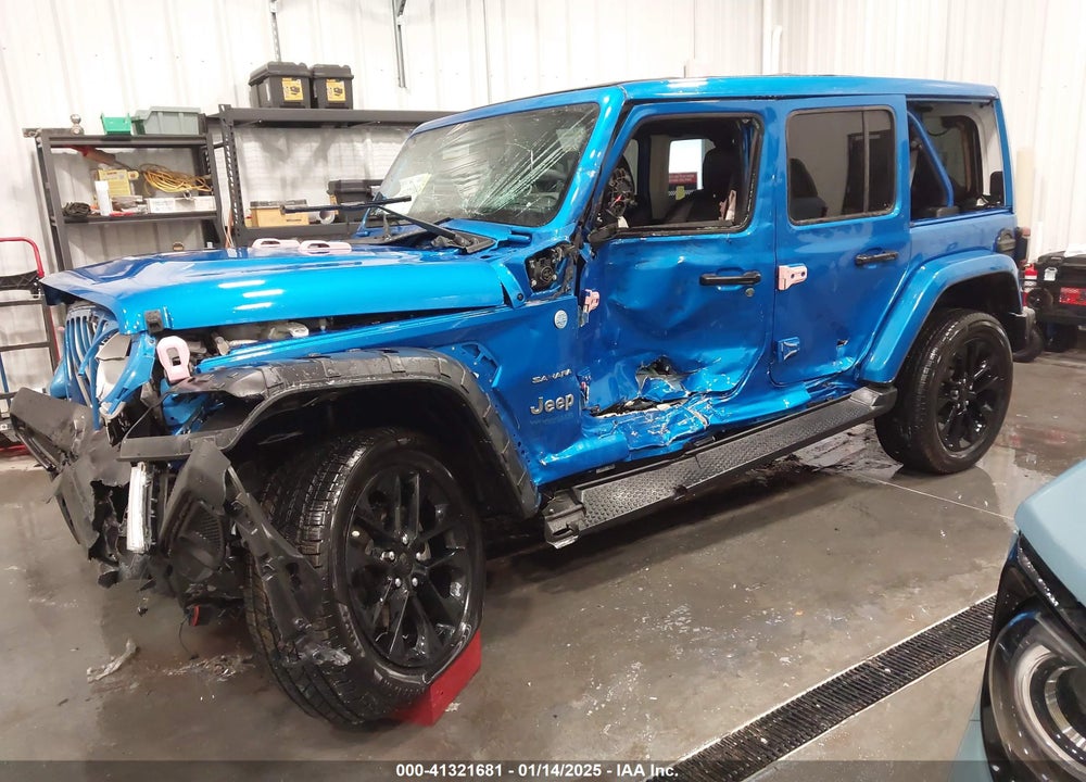 2021 JEEP WRANGLER 4XE UNLIMITED SAHARA 4X4 VIN: 1C4JJXP66MW749506