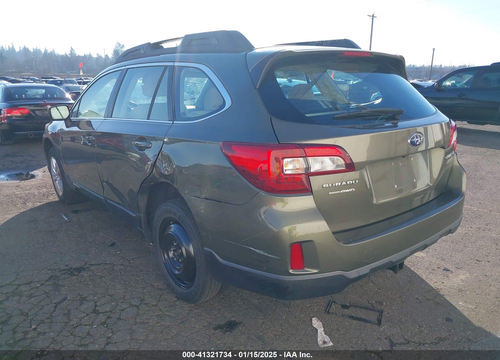 2015 SUBARU OUTBACK 2.5I VIN: 4S4BSAAC5F3314425