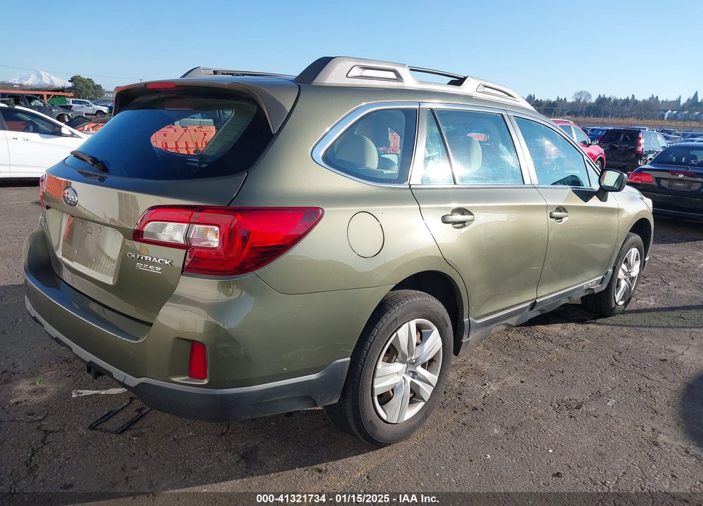 2015 SUBARU OUTBACK 2.5I VIN: 4S4BSAAC5F3314425