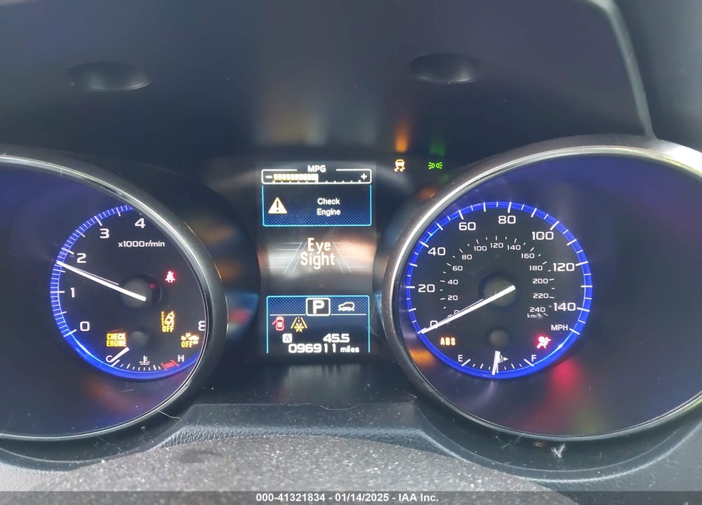 2019 SUBARU OUTBACK 2.5I PREMIUM VIN: 4S4BSAFCXK3354535
