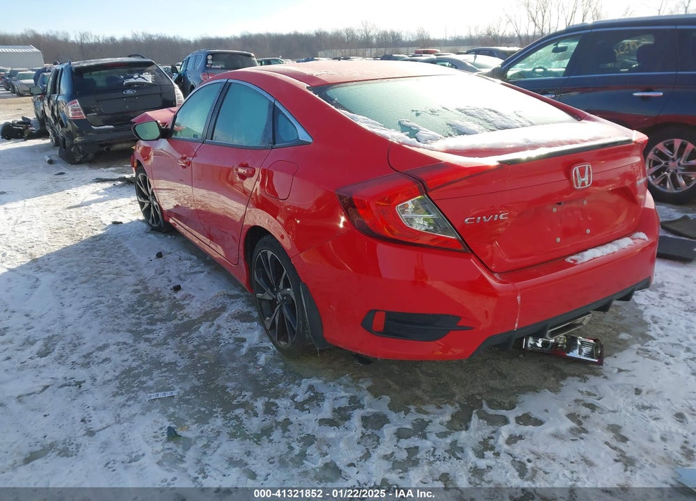 2019 HONDA CIVIC VIN: 2HGFC2F81KH531217