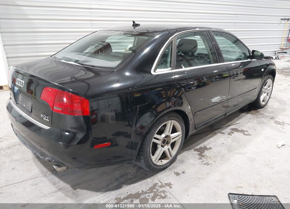 2008 AUDI A4 VIN: WAUDF78E08A017246